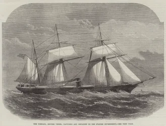 Il Tornado, nave britannica, catturata e detenuta dal governo spagnolo